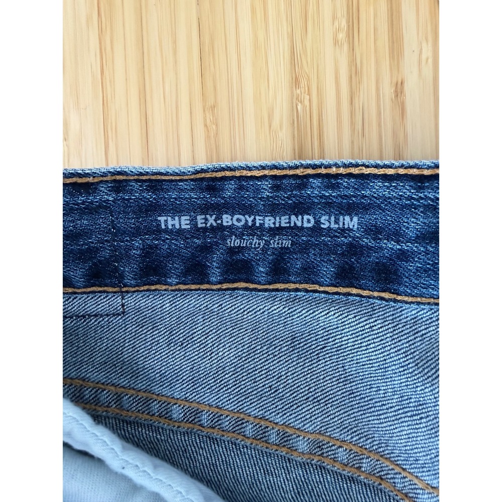 AG Adriano Goldschmied The Ex-Boyfriend Slim Distressed Womens 28R Blue - Picture 4 of 9